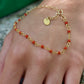 Bracelet « Santa Giulia » en Corail Corse