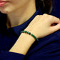 Bracelet Pacifique en Émeraude et Or