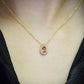 Collier Diana en Plaqué Or