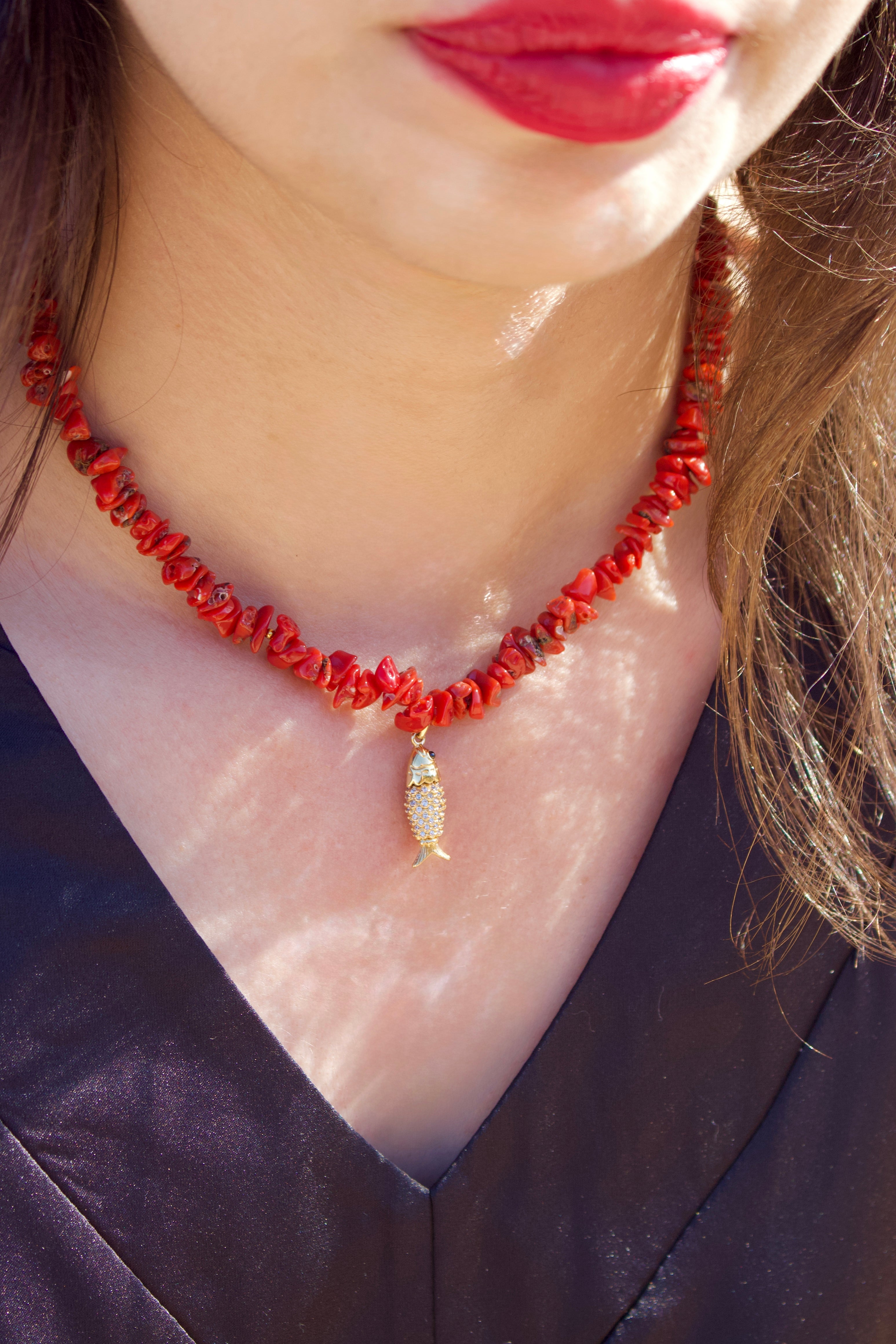 Collier « Centuri » Corail de Bonifacio