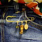 Broche porte-bonheur Ambre