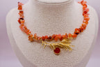 Collier Diadème en Cornaline