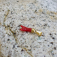 Pendentif « Corne » en Corail Corse et Or 925