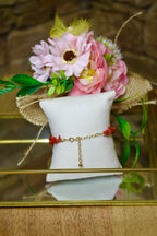 Bracelet « Croce » Corail de Bonifacio