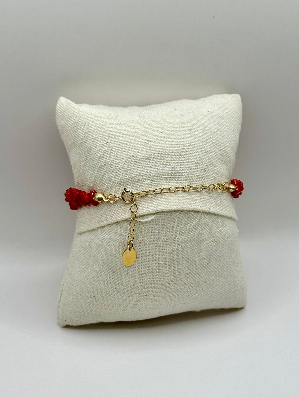 Bracelet « Sacre » en Corail Corse et Perles de Culture