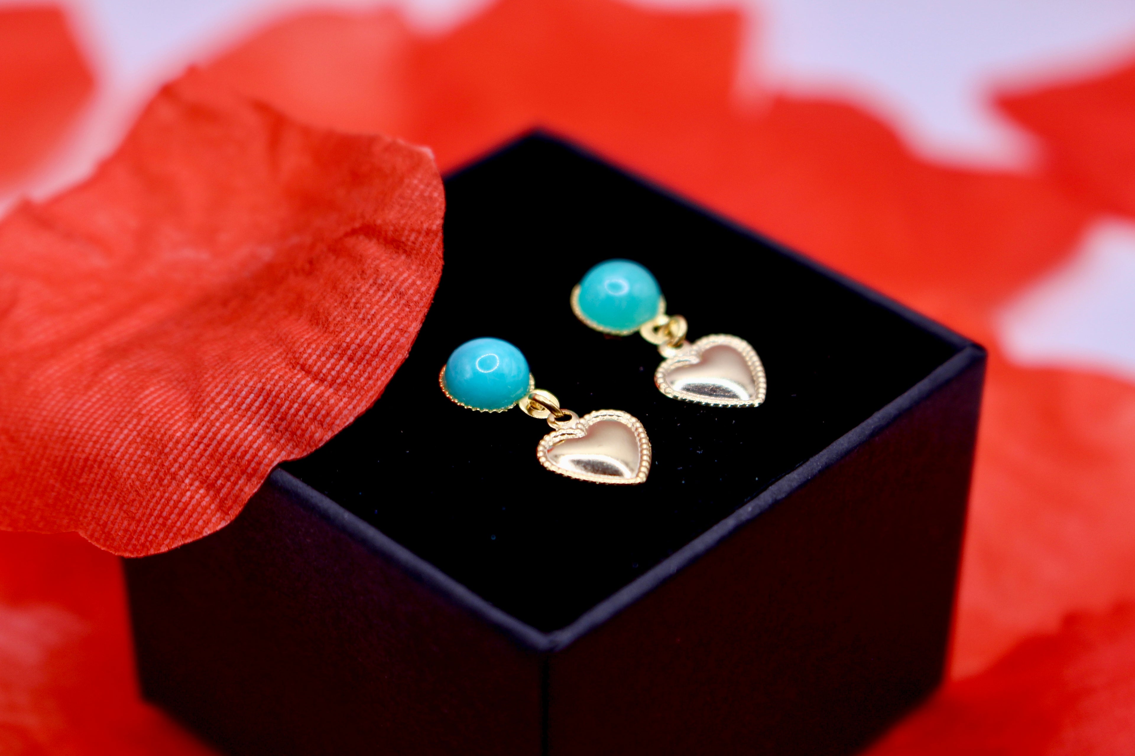 Boucles d’oreilles « Union » Amazonite