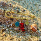 Broche porte-bonheur Corail Corse