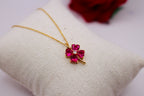 Collier Trèfle en Plaqué Or