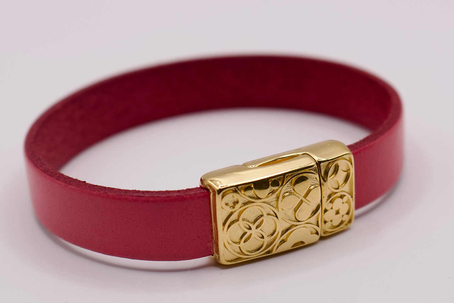 Bracelet Bonheur en cuir