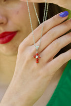 Collier « L’éternel » en Corail corse