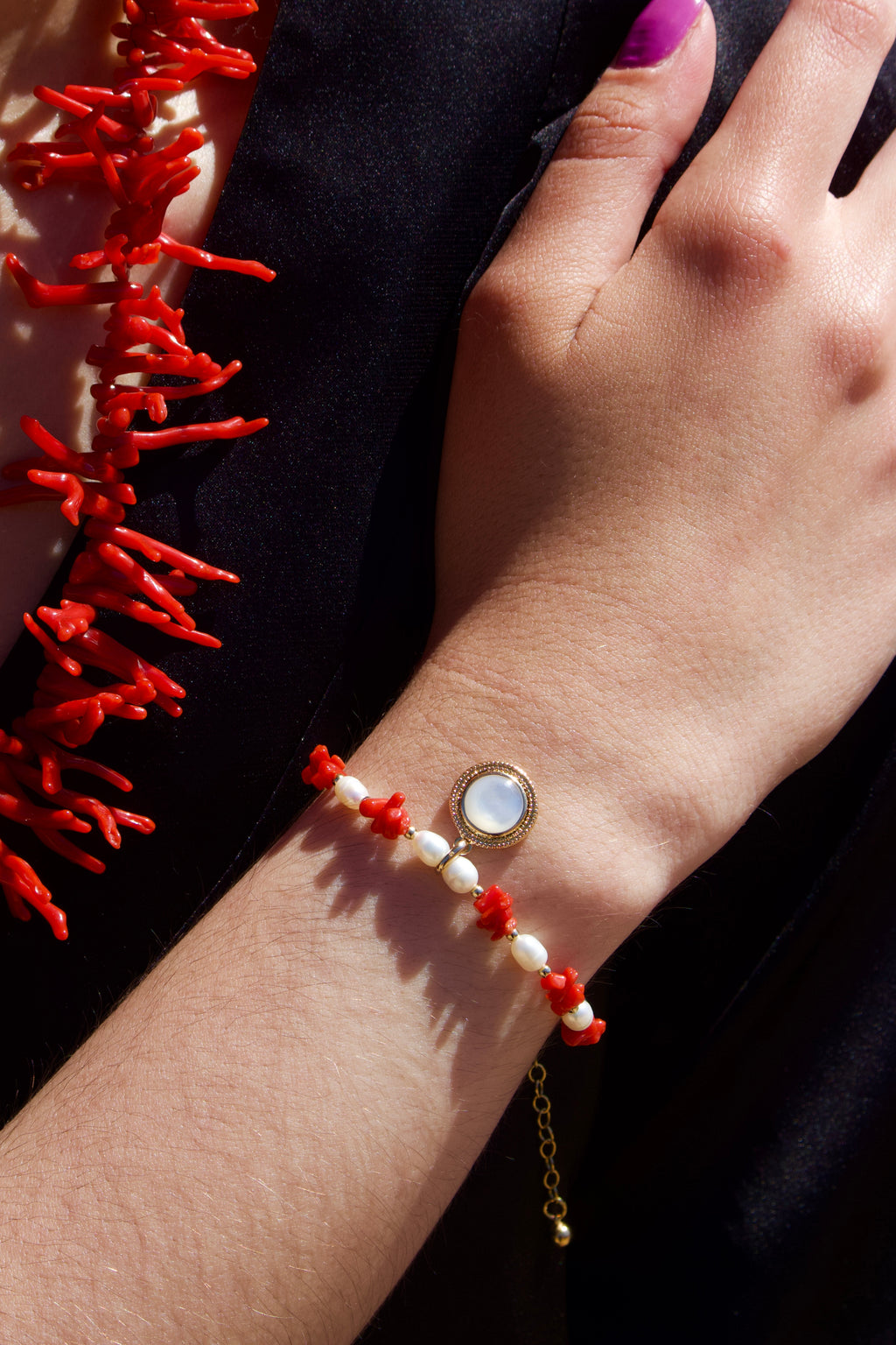 Bracelet « Solenzara » Corail de Bonifacio