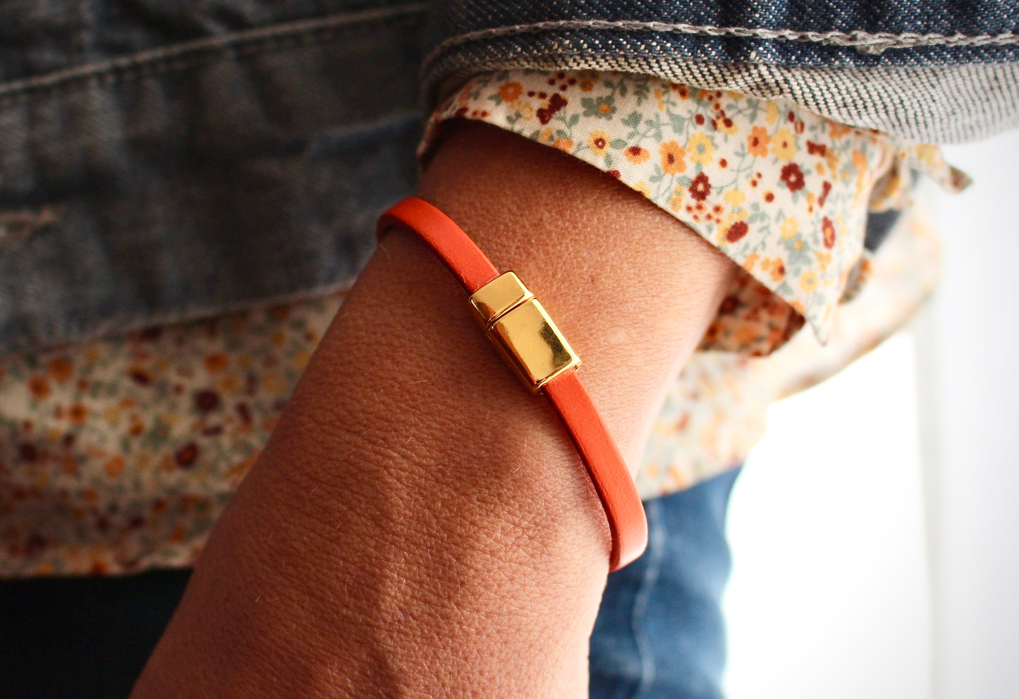 Bracelet Oriole en Cuir