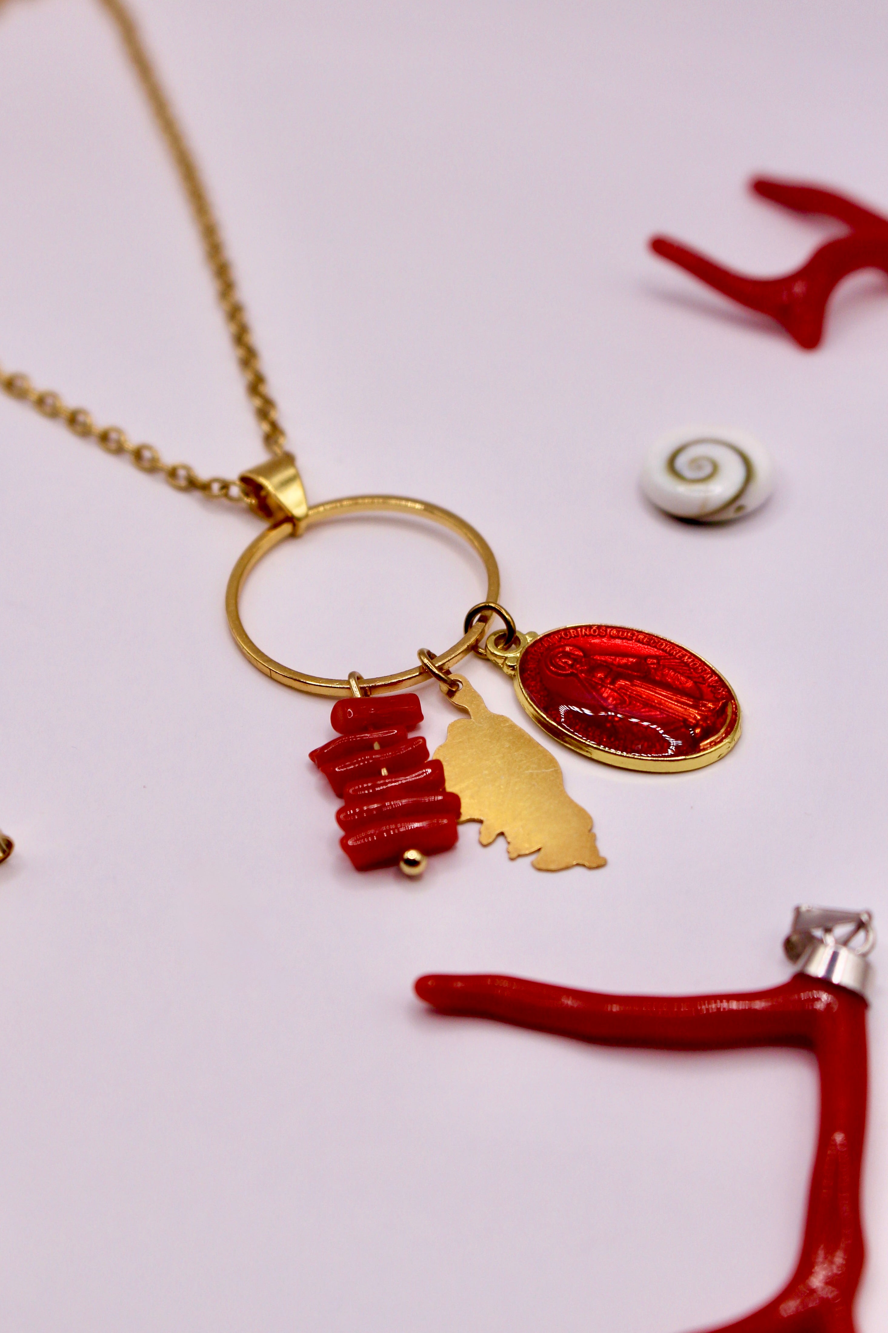 Collier « Origines » en Corail de Bonifacio