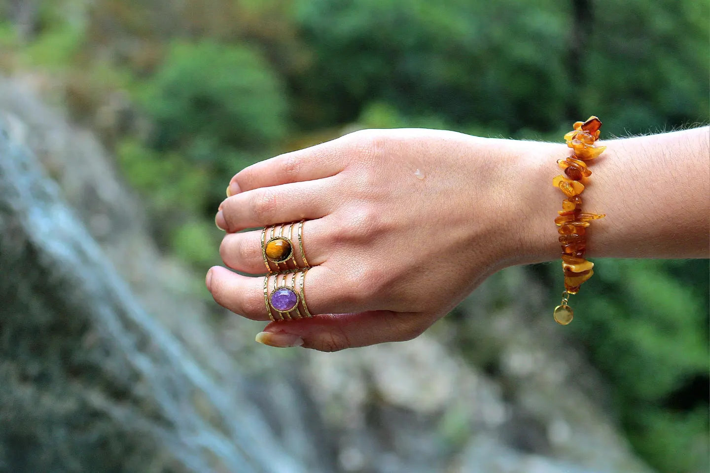 Bague Égérie en Amethyste