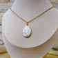 Collier Madone en Plaqué or et Nacre