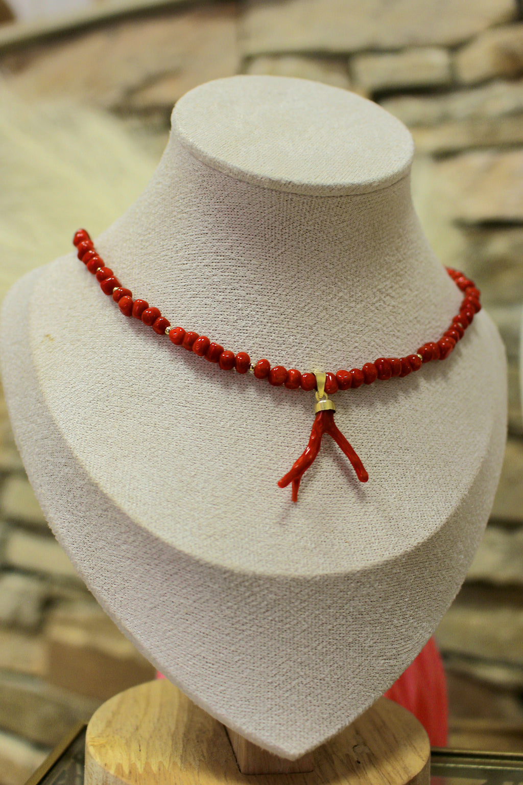 Collier Bonifacio en Corail