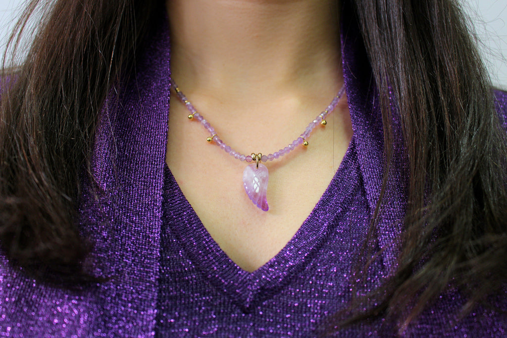 Collier Angélique en Améthyste