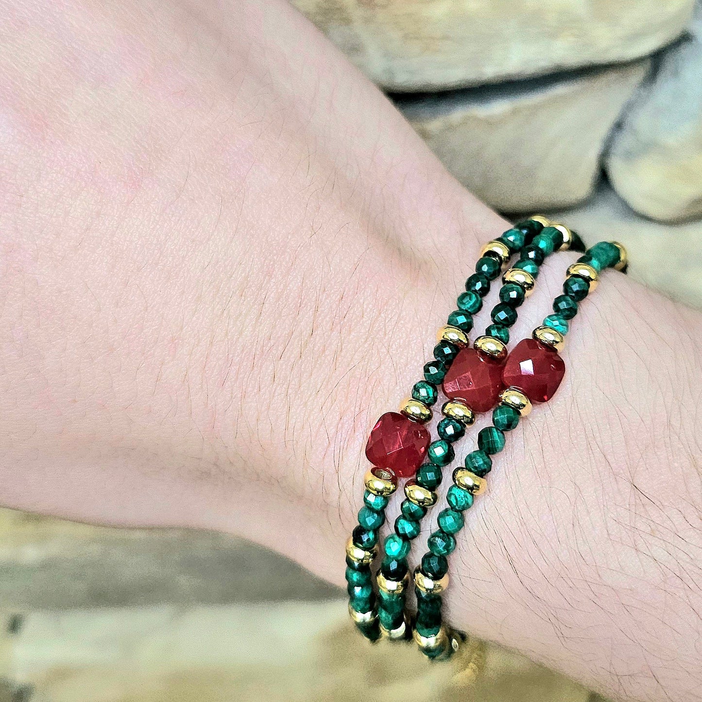 Bracelet Miracle en Malachite