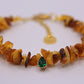 Bracelet Ambré, Zirconium et ambre