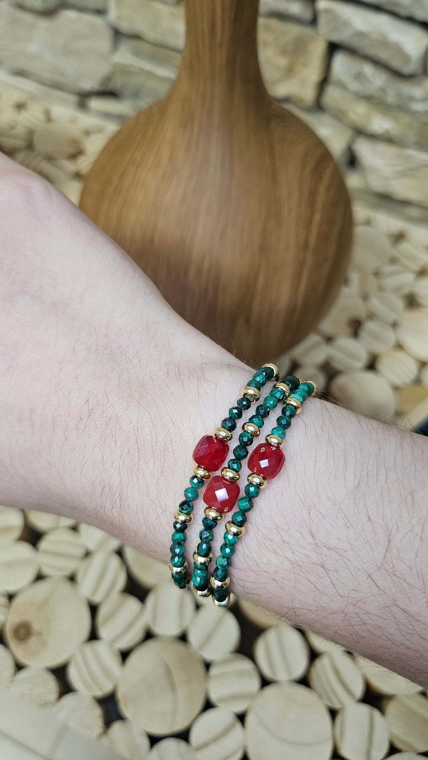 Bracelet Miracle en Malachite