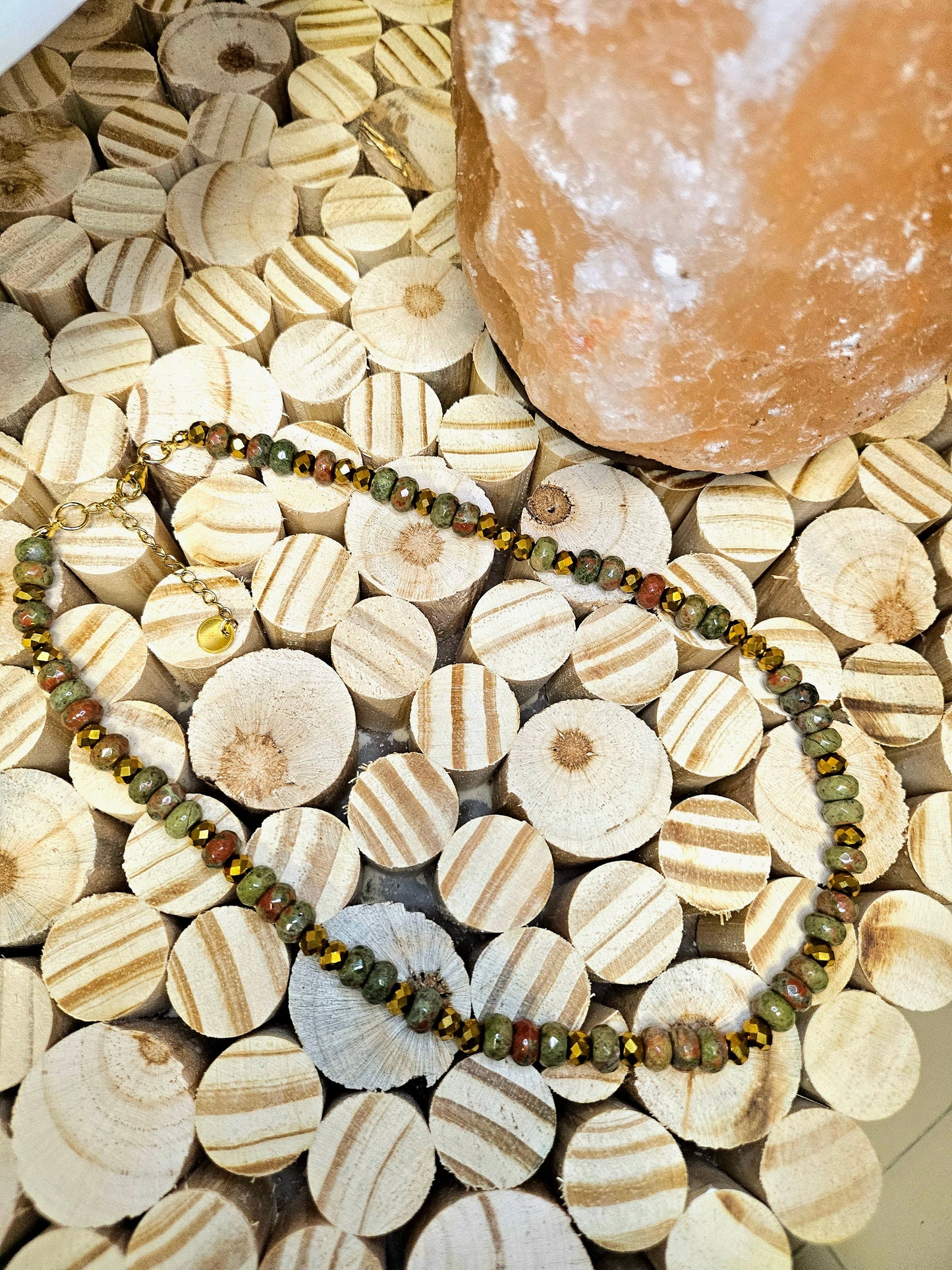 Collier Sagesse en Unakite