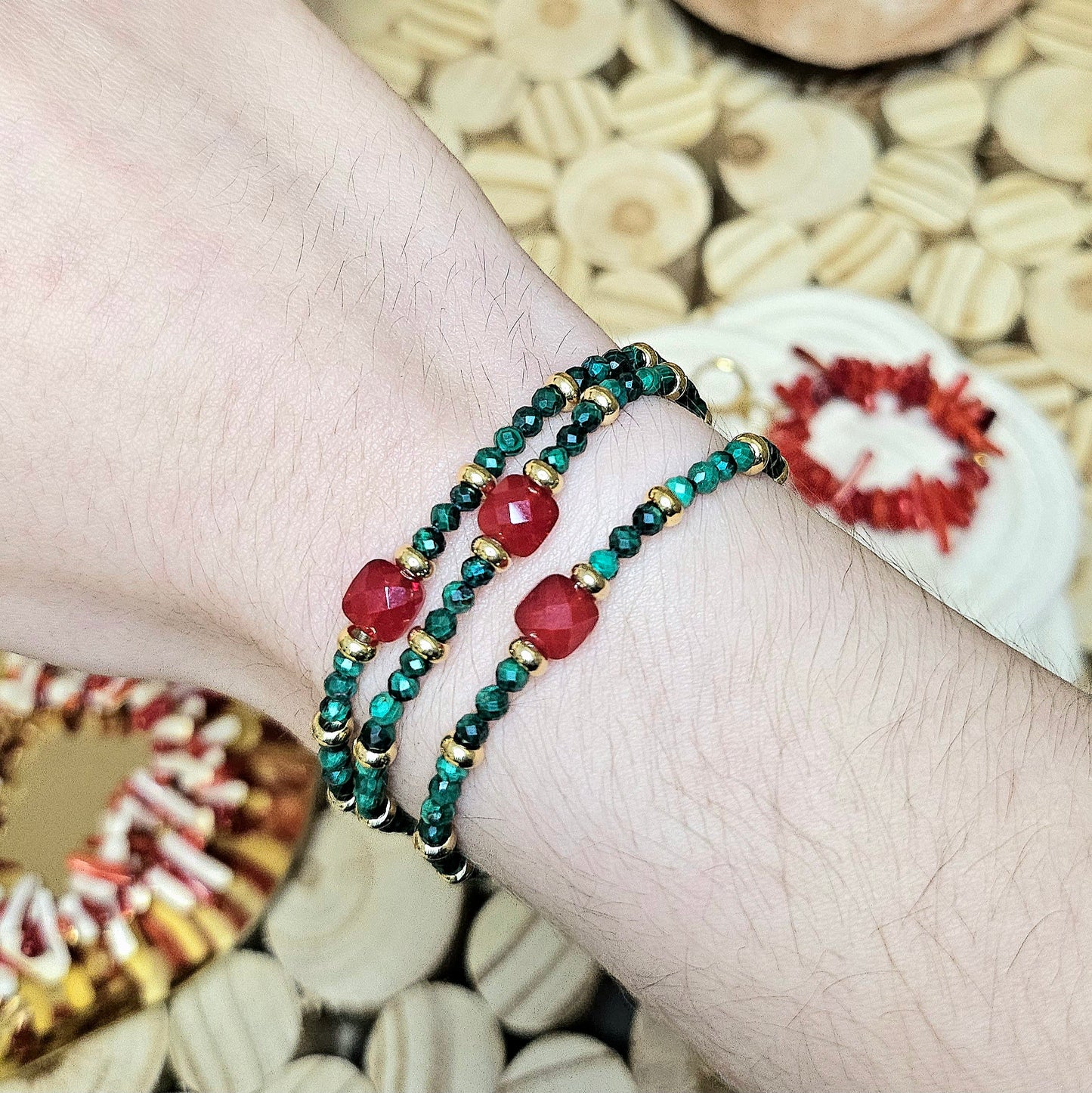 Bracelet Miracle en Malachite