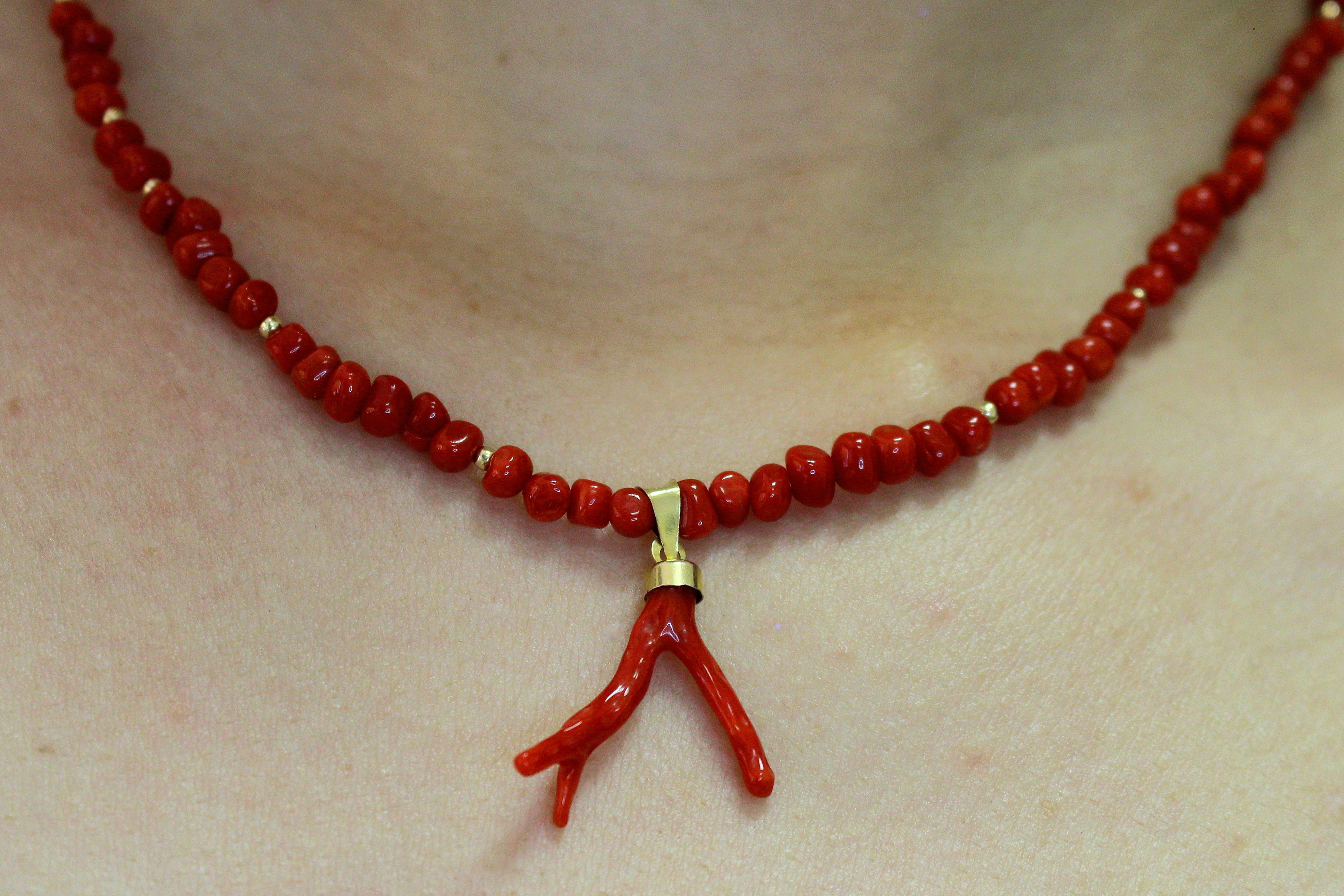 Collier Bonifacio en Corail