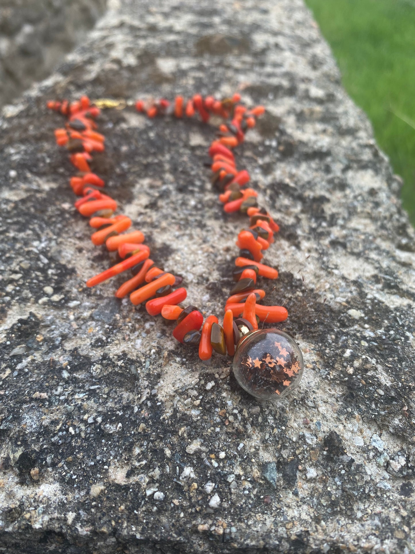 Collier Citrouille