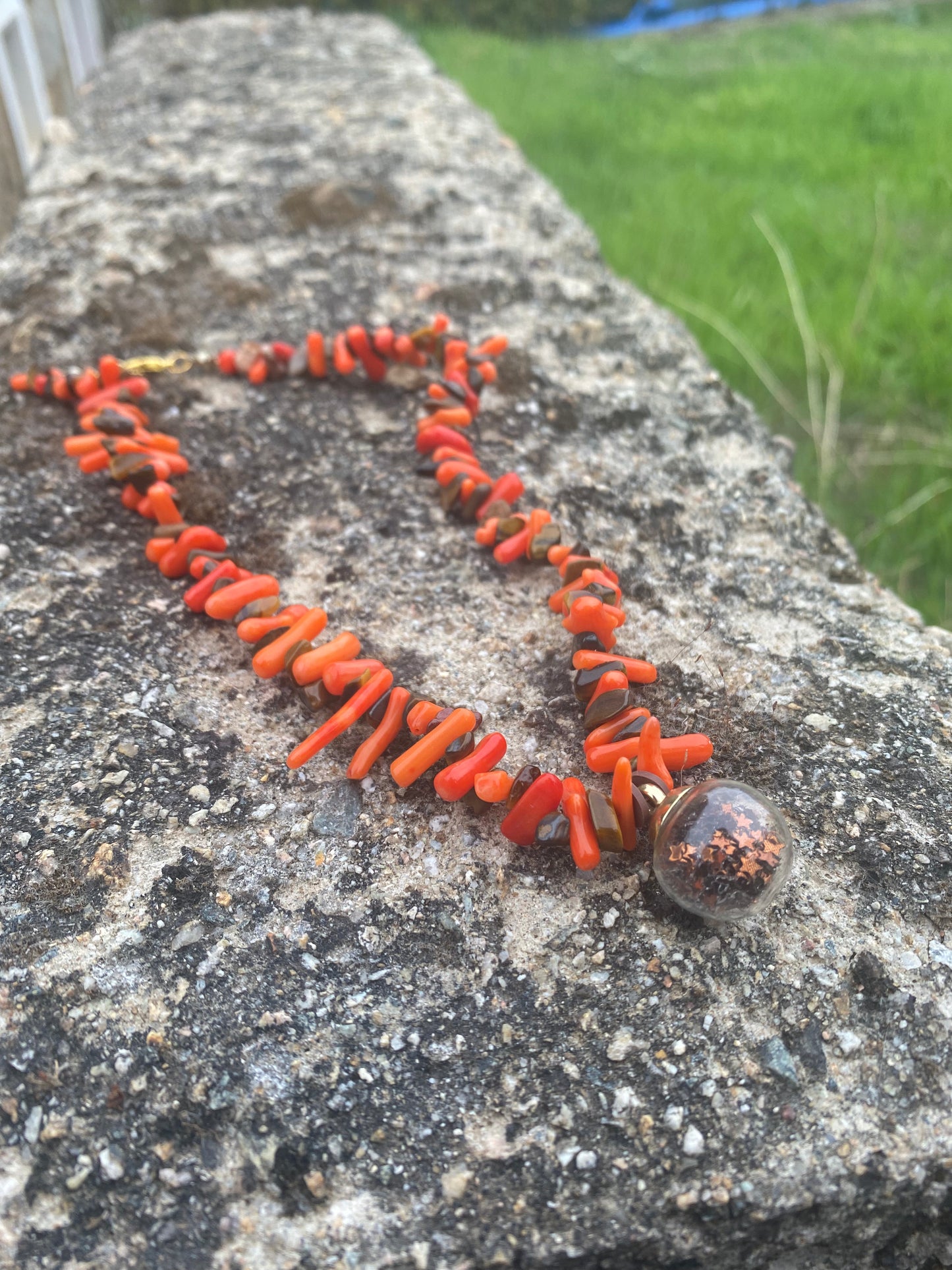 Collier Citrouille