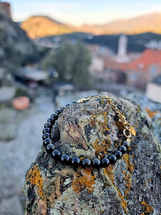 Bracelet Obsidienne