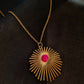 Collier Lumineux - Agate fuschia