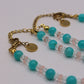 Bracelet coquillage en Amazonite