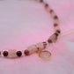 Collier Idylle avec Quartz rose et Rhodonite