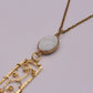 Collier pureté avec Howlite Blanche