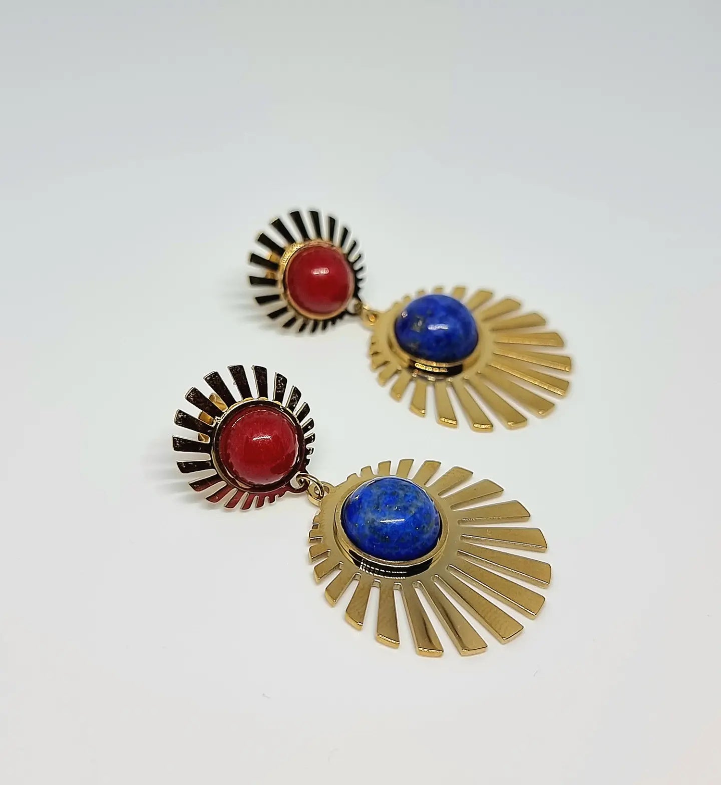 Boucles d'oreilles Sun