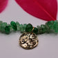 Collier Antique en Quartz Rutilé vert