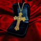 Collier croix stylisée