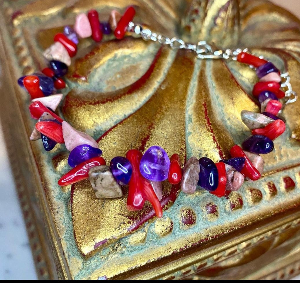 Bracelet multi-pierres
