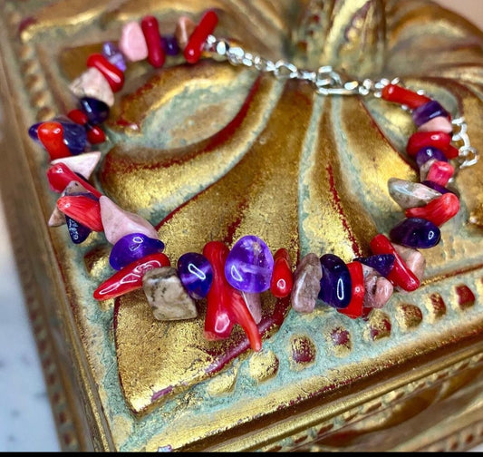 Bracelet multi-pierres